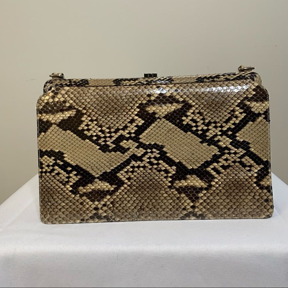 Lambertson Truex Python Shoulder Bag-Euc - image 4